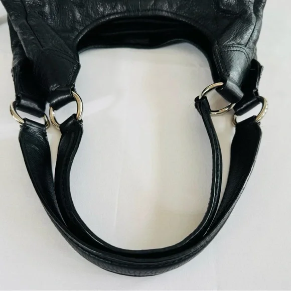 Coach G1271- 21225 Madison Maggie Black Leather Hobo Shoulder Tote Bag Supple - Picture 11 of 13